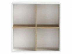 Bibliothèque 4 Cases Blanc