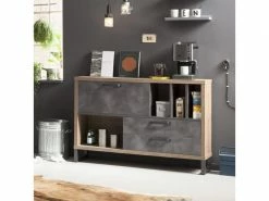 LLB_LIVING_LIFE_BED Commode De Style Industriel Pour Salon Et Chambre Melbourne