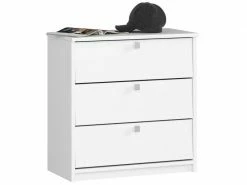 3xeliving Deanna Mini Meuble à Chaussures Blanc