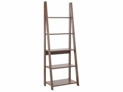 BELIANI Étagère à 5 étages En Bois Foncé Wilton