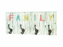 Splendide Nuancemeuble Garderobe Murale Apia Vintage L70 X P11 X H30 Cm