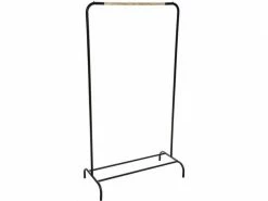 GPASPLUS Portant A Vetement Simple - H 149 Cm - Noir