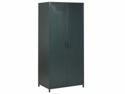 BELIANI Armoire En Acier Gris Varna