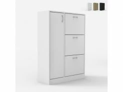 AHD_AMAZING_HOME_DESIGN Meuble Chaussure Jusqu'à 18 Paires De Chaussures 80x24x108cm Stoian