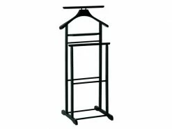 TERRE_DE_NUIT Valet De Nuit En Bois Massif Noir - Va15021