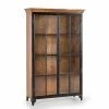 Bibliothèque En Bois D'acacia Coloris Naturel - Longueur 110 X Profondeur 40 X Hauteur 180 Cm