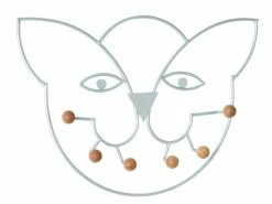 Joli Nuancemeuble Garderobe Murale Zagreb Alu L48 X P6,5 X H34 Cm