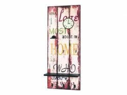 Distingué Nuancemeuble Garderobe Murale Ottawa Vintage L40 X P14 X H100 Cm