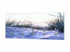 Superbe Nuancemeuble Garderobe Murale Sucre Multicolore-optique Inox L70 X P8 X H30 Cm