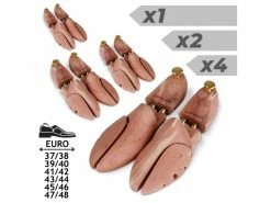 Jago® Embauchoirs à Chaussures - En Bois De Cèdre, Pour Homme Et Femme, Taille 39/40, 2 Paires - Formes Chaussures, élargisseurs, Tendeurs, Extenseurs