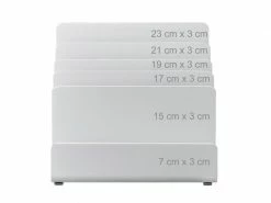 Trieur De Documents Porte-lettres Organiseur Bureau Bambou Blanc Helloshop26 13_0002902
