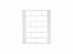 MILIBOO Bibliothèque Séparateur D'espace Design Blanc Musso