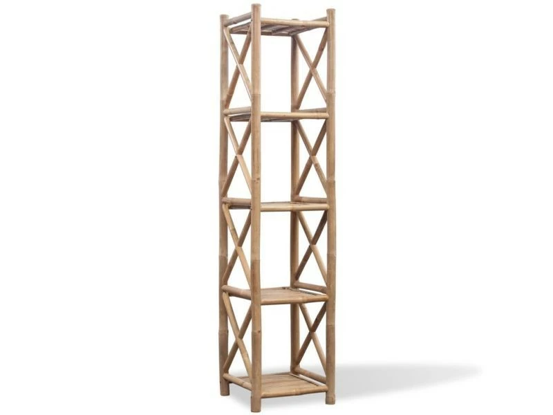 Esthetique étagères Collection Dacca Etagère à 5 Paliers En Bambou