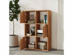 Vidaxl Bibliothèque Chêne Marron 60x27,5x88 Cm Aggloméré