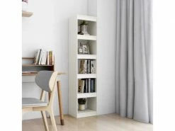 Vidaxl Bibliothèque/séparateur De Pièce Blanc 40x30x167,5cm Pin Massif