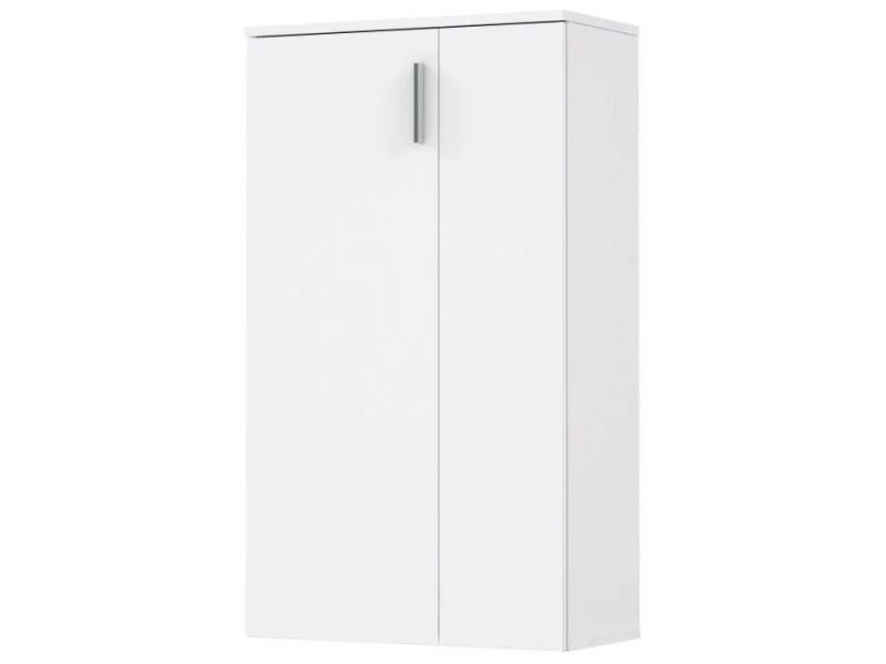 Meuble A Chaussures Boots Meuble A Chaussures Contemporain Blanc Mat - L 90 Cm – Image 2