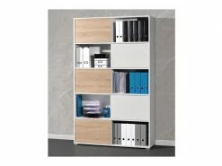 Armoire De Bureau Blanche Leader