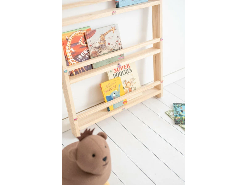 Crochetts étagères De Mur Montessori Angela Pin Naturel – Image 4