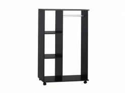 Armoire Penderie Amovible Julia Noire