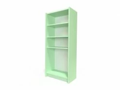 Étagère Bibliothèque Bois Vert Pastel