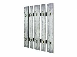 Splendide Nuancemeuble Garderobe Murale Monaco Gris L65 X P9 X H100 Cm