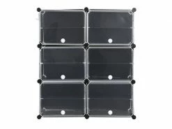 3 Couches 12 Grilles Chaussures Armoire Rangement Organisateur étagère à Chaussures Anti-poussière Standin