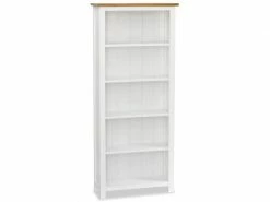 Chic étagères Categorie Belgrade Bibliothèque à 5 étagères 60x22,5x140 Cm Bois De Chêne Massif