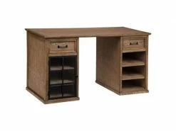 Bibliothèque Avec 2 Portes En Acier Coloris Noir - Longueur 80 X Profondeur 35 X Hauteur 180 Cm