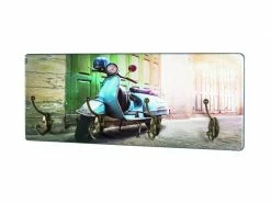 Chic Nuancemeuble Garderobe Murale Pyongyang Multicolore-bronze L50 X P5 X H20 Cm