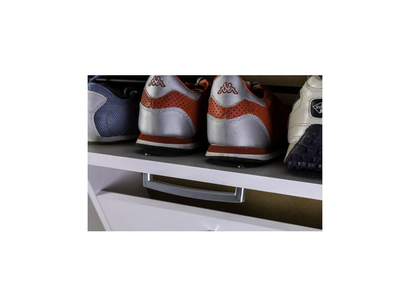 Meuble à Chaussure 5 Abattants Dixi Blanc – Image 2