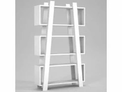 MENZZO Etagères Bibliothèque Lucas L90xh150cm Blanc