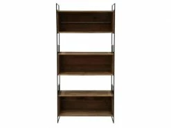 Bibliothèque En Pin Recyclé Et Métal 90 Cm