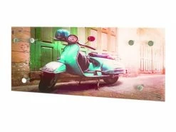 Magnifique Nuancemeuble Garderobe Murale Nicosie Multicolore L70 X P5 X H30 Cm