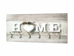 Magnifique Nuancemeuble Garderobe Murale Vienne Nature-optique Inox L90 X P8 X H40 Cm