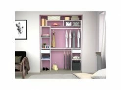 GPASPLUS Ekipa Dressing Extensible - Blanc - L 140/176 X P 40 X H 203 Cm - Artic