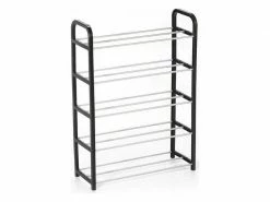 Chic Range-chaussures Confortime 5 Etagères Noir (50 X 19 X 68 Cm)