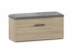 Zoana Chêne Sonoma Etagere Chaussure, P: 35 Cm, H: 49 Cm, L: 100 Cm