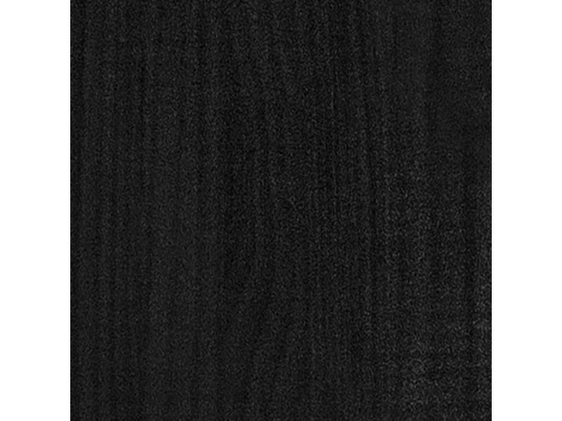 Vidaxl Bibliothèque/séparateur De Pièce Noir 40x30x103,5 Cm Pin Massif – Image 5