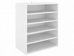 Vidaxl Armoire à Chaussures Blanc 60x35x70 Cm Aggloméré