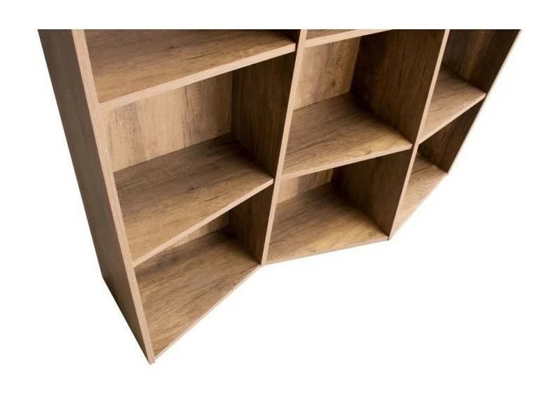 LES_TENDANCES Bibliothèque Bois Blanc Déstructurée Brika 227 Cm – Image 4