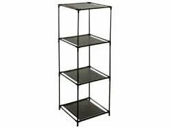 Penderie Magnifique étagères De Rangement 4 Casiers - Noir