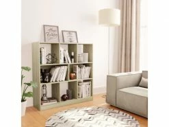 Inedit étagères Ligne Bichkek Bibliothèque Chêne Sonoma 97,5 X 29,5 X 100 Cm Aggloméré