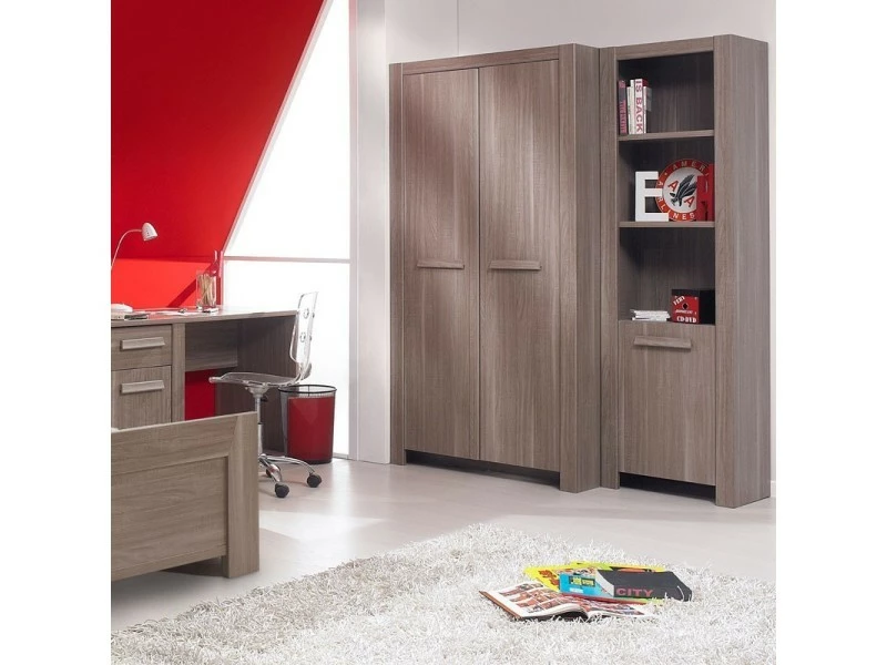 Bibliothèque Ouverte 1 Porte - Micka - L 61 X L 36 X H 196 - Neuf – Image 2