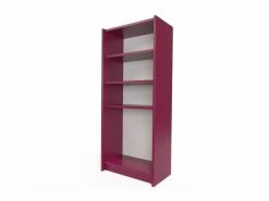 Étagère Bibliothèque Bois Prune