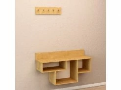 Homemania Cabinet D'entrée Renzo - Chêne - 120 X 37 X 64 Cm