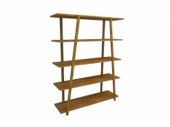 MENZZO Etagères Bibliothèque Abore L115xh145cm Pin Massif Clair