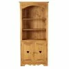 Bibliothèque épicéa Massif 2 Portes 3 Niches Aravis