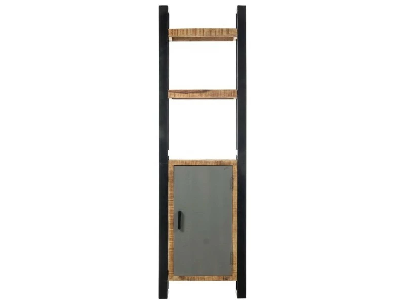 Esthetique étagères Edition Tbilissi Bibliothèque 50x30x170 Cm Bois De Manguier Solide – Image 2