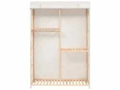 Vidaxl Garde-robe à 3 Niveaux 110 X 40 X 170 Cm