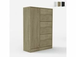 AHD_AMAZING_HOME_DESIGN Meuble Chaussure Jusqu'à 18 Paires De Chaussures 80x24x108cm Stoian